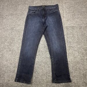 Urban Star Mens Dark Wash Straight Leg Comfort Stretch Jeans 36x30 02513692CU